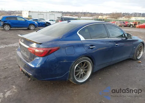 2018 Infiniti Q50 3.0T Sport z USA, uszkodzony, nr VIN JN1EV7AR2JM439498